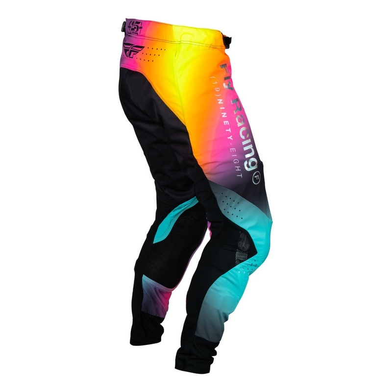 Pantalon cross FLY Racing Lite Le Legacy rose-bleu-noir