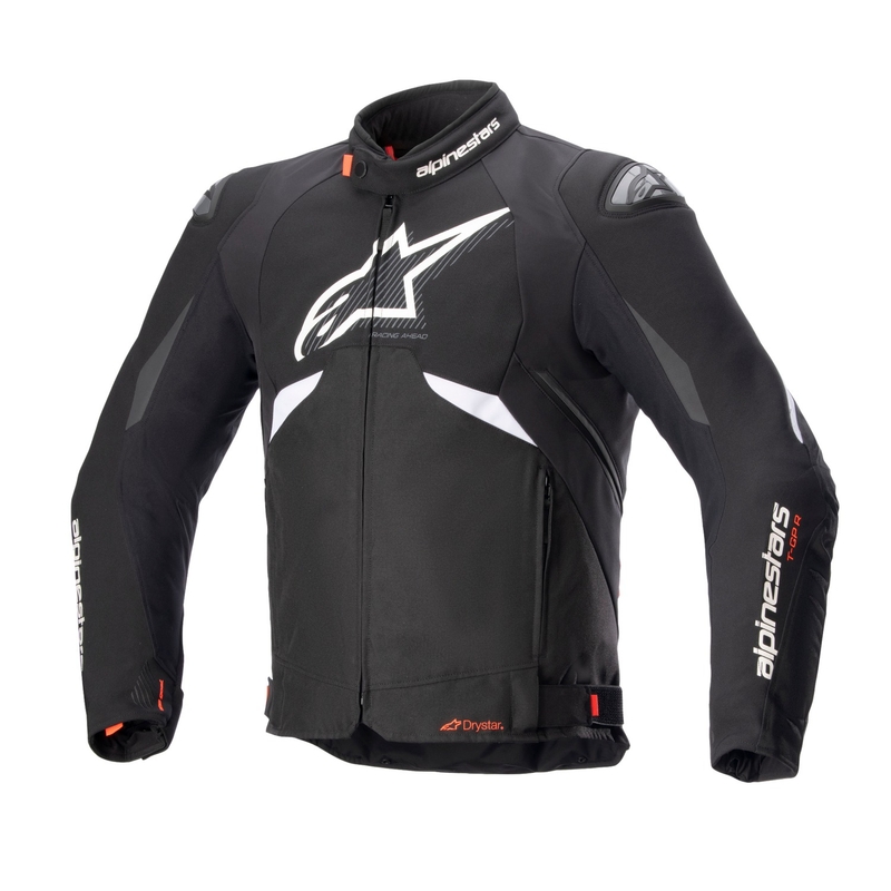 Veste moto Alpinestars T-GP R 3 DRYSTAR noir et blanc