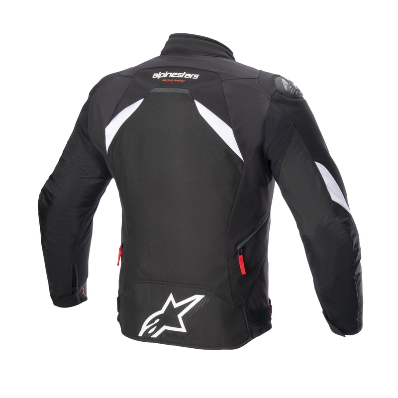 Veste moto Alpinestars T-GP R 3 DRYSTAR noir et blanc
