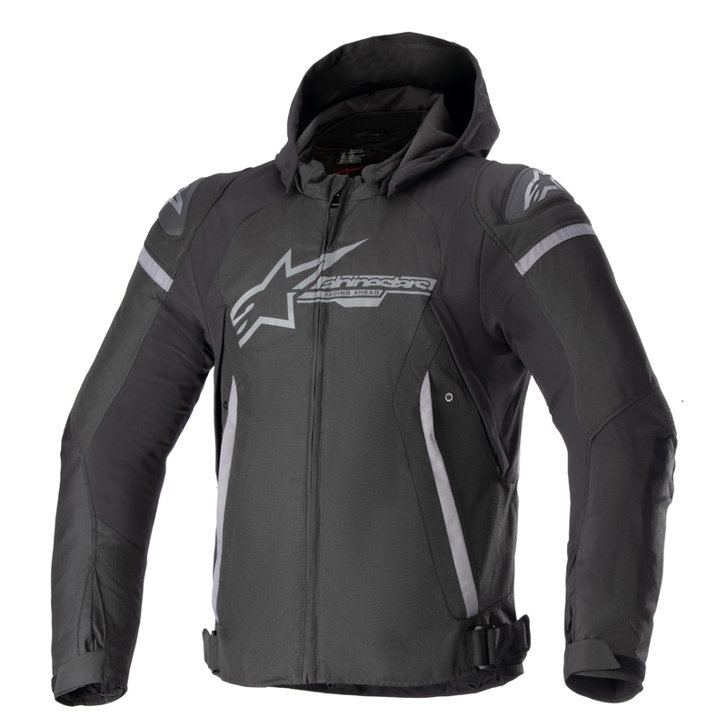 Alpinestars Zaca Waterproof Motorcycle Jacket Black-Dark Grey (Veste de moto imperméable)