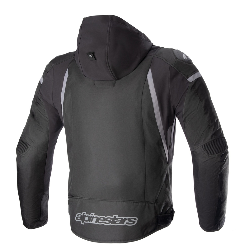 Alpinestars Zaca Waterproof Motorcycle Jacket Black-Dark Grey (Veste de moto imperméable)