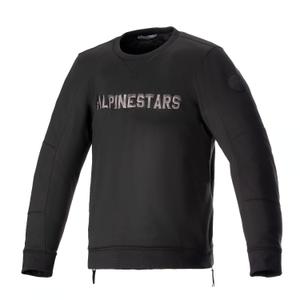 Veste de moto Alpinestars Legit Crew Fleece Black and Grey