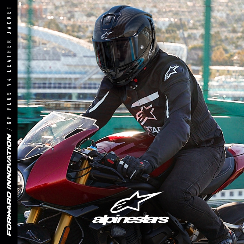 Veste moto Alpinestars GP PLUS 4 noir et blanc