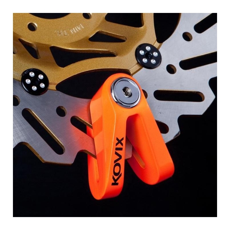 Zámek na kotoučovou brzdu KOVIX KV1 oranžový