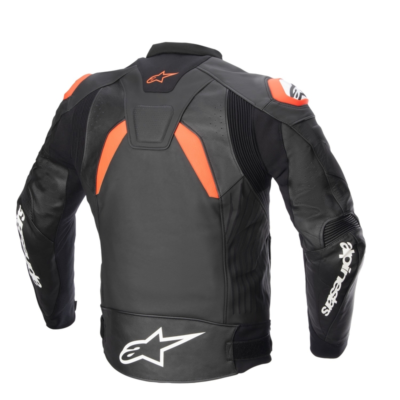 Veste moto Alpinestars GP PLUS 4 noir-rouge-fluo-blanc