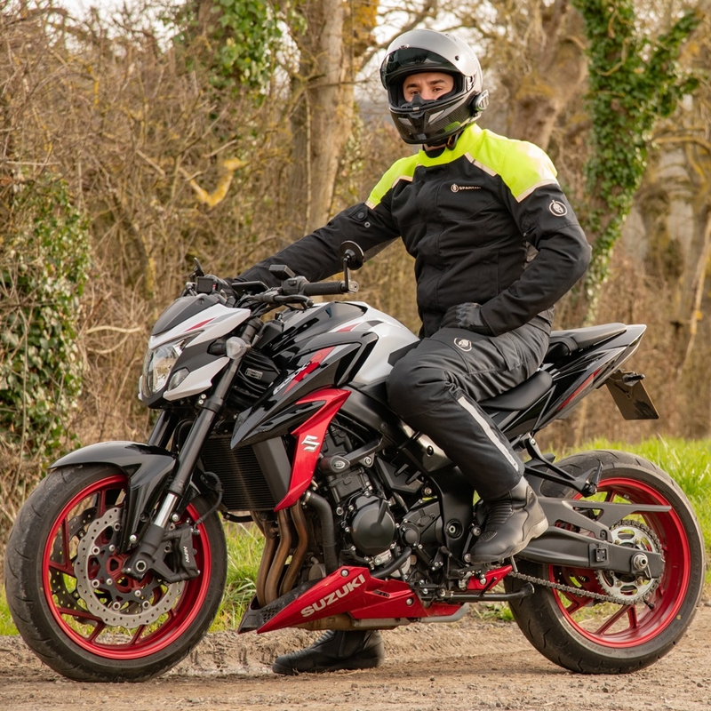 Oxford Spartan WP extended motorcycle trousers noir