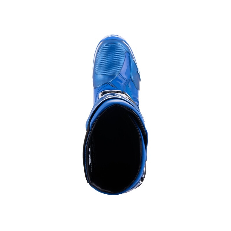 Bottes de moto Alpinestars Tech 10 bleu-noir-blanc