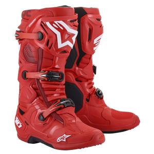Bottes de moto Alpinestars Tech 10 rouge