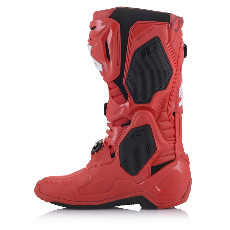 Bottes de moto Alpinestars Tech 10 rouge