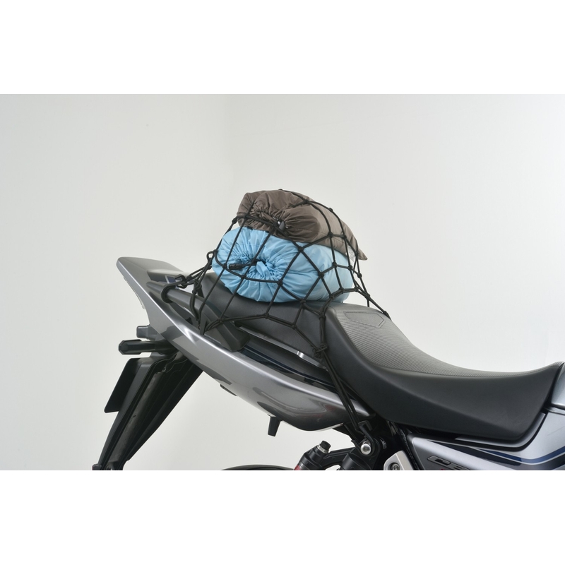 Filet à bagages flexible pour moto avec crochets en plastique Daytona 30 x 30 cm noir