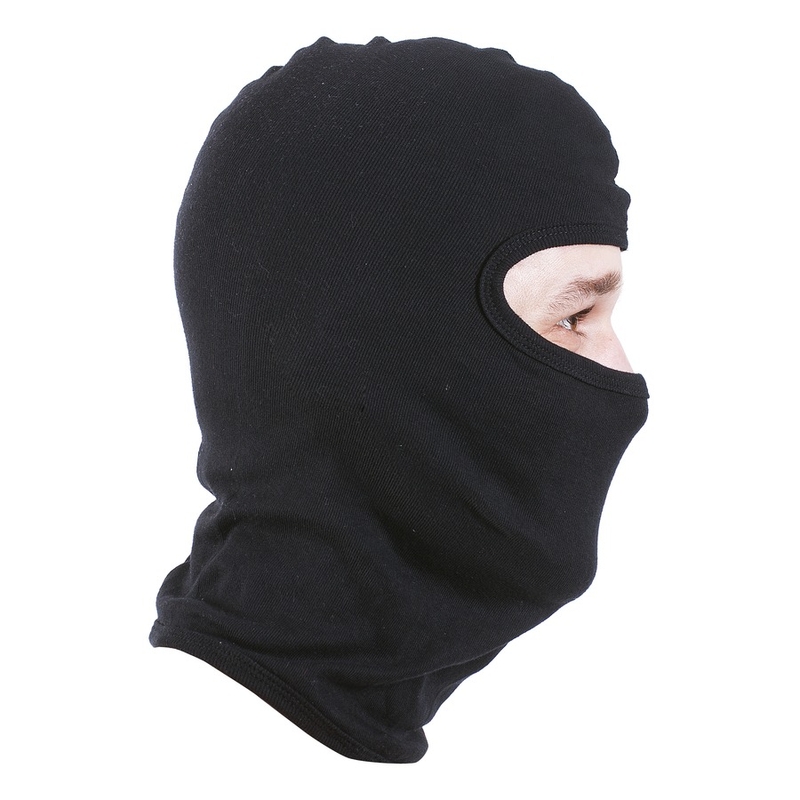 Cagoule pour casque Cagoule Emerze Coton noir