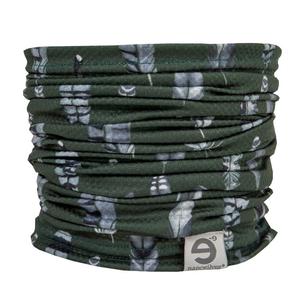 Chauffe-cou multifonctionnel nanosilver® Feather khaki-grey