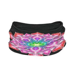 Chauffe-cou multifonctionnel nanosilver® Mandala noir