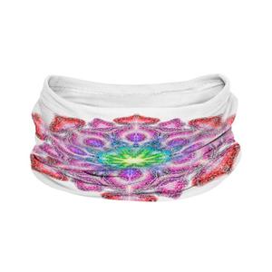 Chauffe-cou multifonctionnel nanosilver® Mandala white