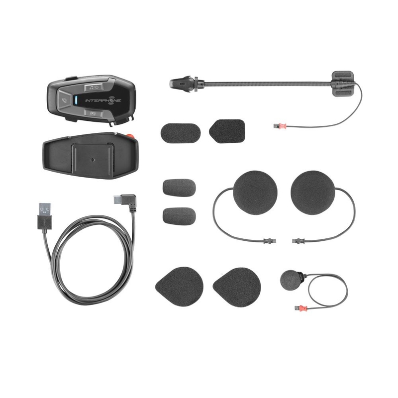 Oreillette Bluetooth Interphone U-COM6R - Pack unique