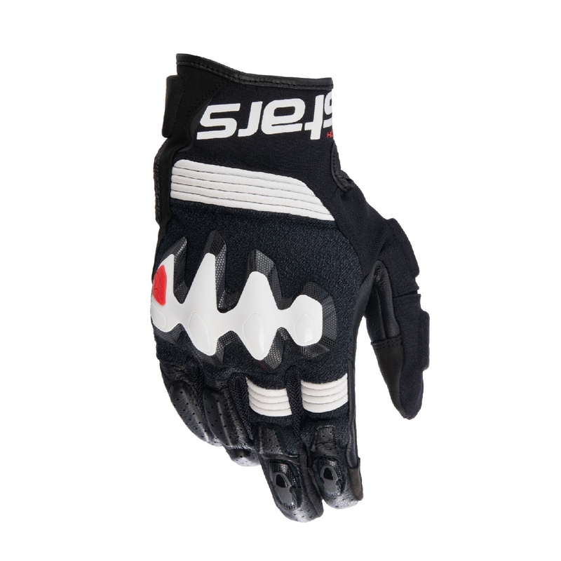 Gants de moto Alpinestars Halo noir et blanc