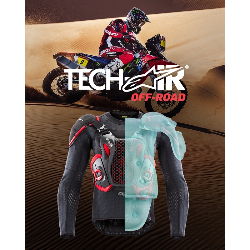 Gilet airbag Alpinestars TECH-AIR®OFF-ROAD noir-rouge