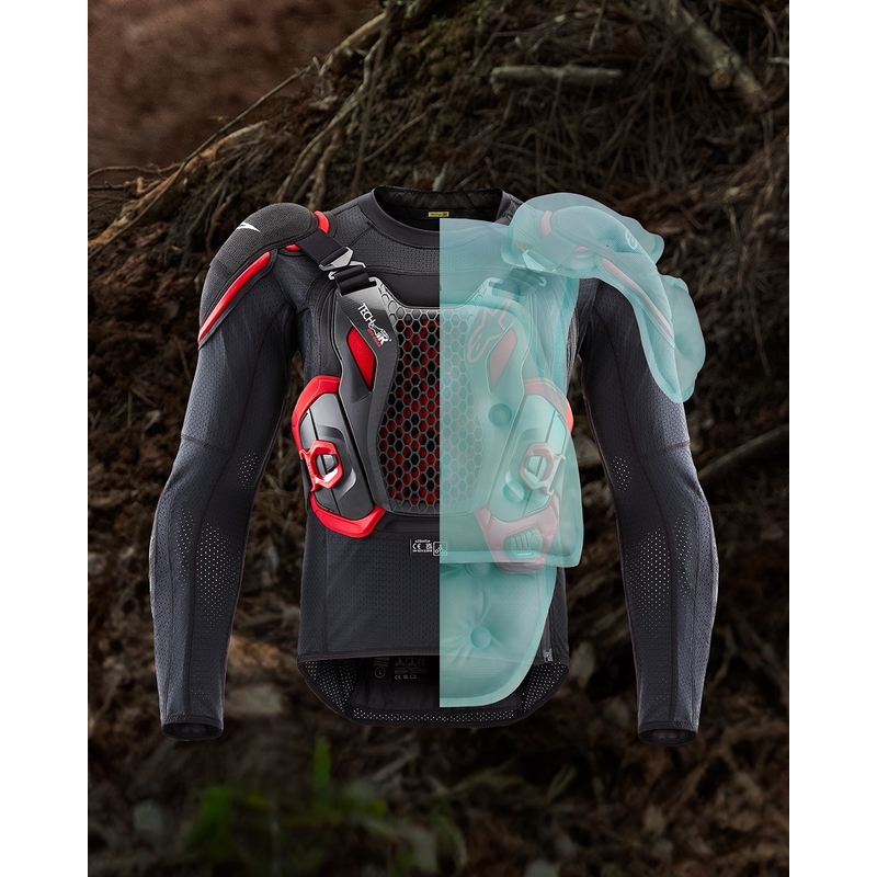 Gilet airbag Alpinestars TECH-AIR®OFF-ROAD noir-rouge