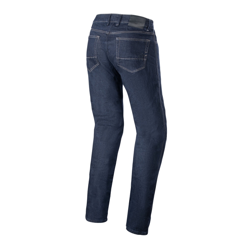 Alpinestars Radon Relaxed Fit Denim Motorcycle Jeans Washed Blue