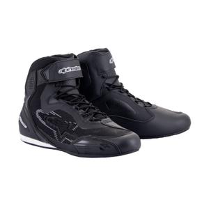 Bottes de moto Alpinestars Faster-3 Rideknit noires et grises