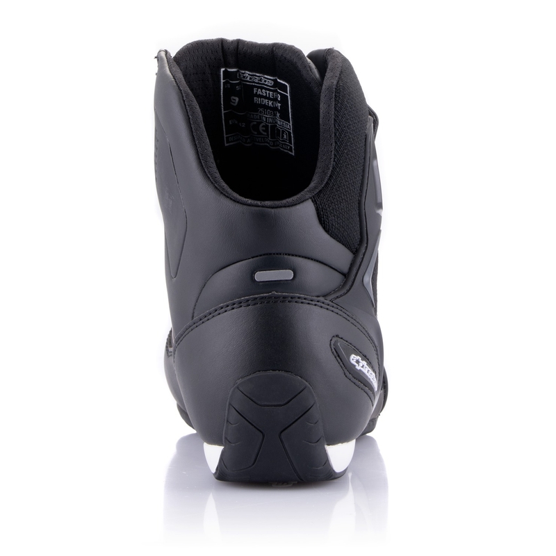 Bottes de moto Alpinestars Faster-3 Rideknit noires et grises