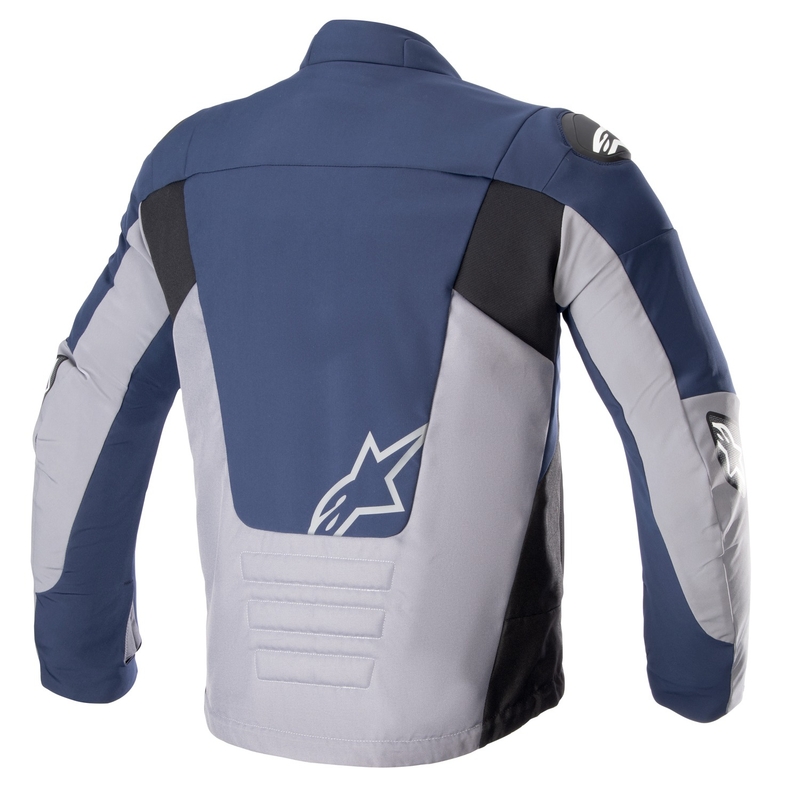 Veste moto Alpinestars SMX Waterproof bleu foncé-gris