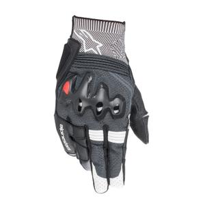 Gants de moto Alpinestars Morph Sport noir, blanc et gris