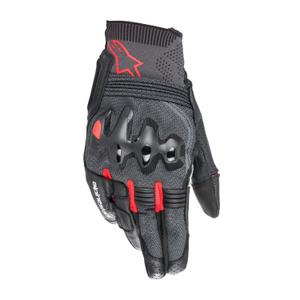 Gants moto Alpinestars Morph Sport noir-fluo rouge-gris