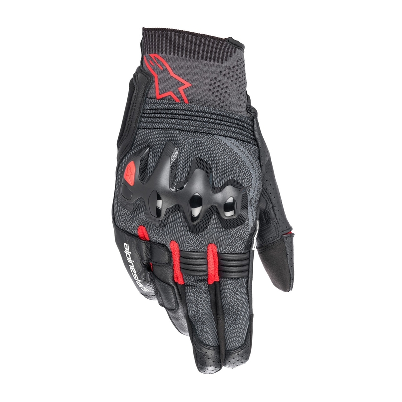 Gants moto Alpinestars Morph Sport noir-fluo rouge-gris