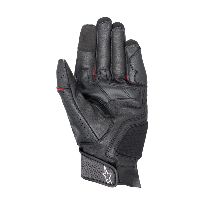 Gants moto Alpinestars Morph Sport noir-fluo rouge-gris