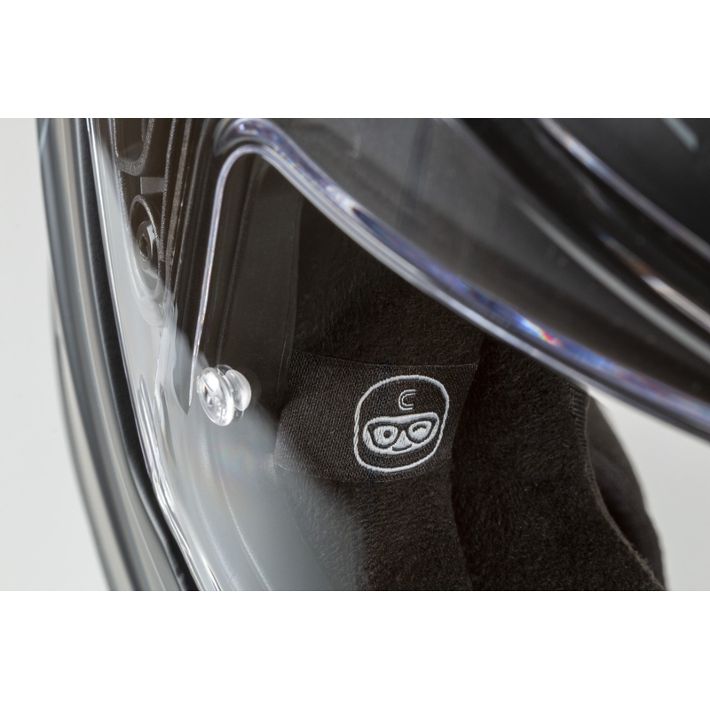Casque moto modulable Cassida Modulo 2.1 Compass fluo jaune-noir-argent-rouge