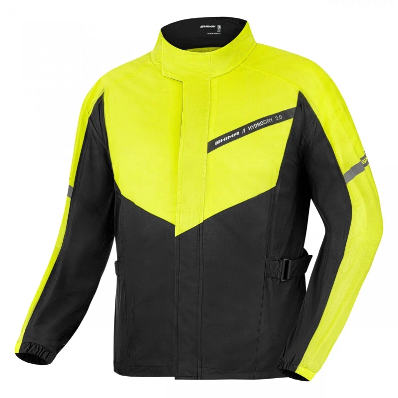 Veste imperméable Shima Hydrodry 2.0 noir et jaune fluo