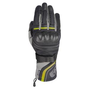 Oxford Montreal 4.0 DRY2DRY™ noir-gris-jaune fluo gants moto