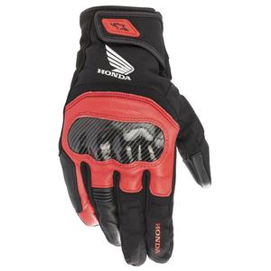 Gants moto Alpinestars SMX Z Drystar Honda noir et rouge