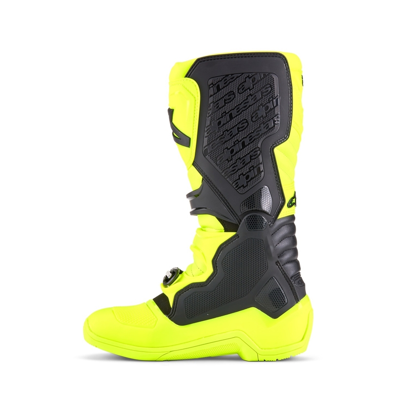 Bottes moto Alpinestars Tech 5 jaune fluo-noir