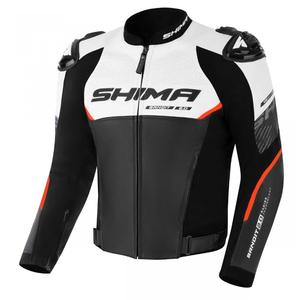Veste de moto Shima Bandit 2.0 noir-blanc-rouge