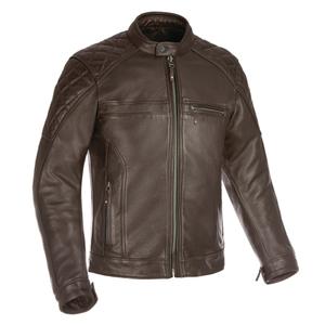 Oxford Route 73 2.0 Veste de moto en cuir marron soldes