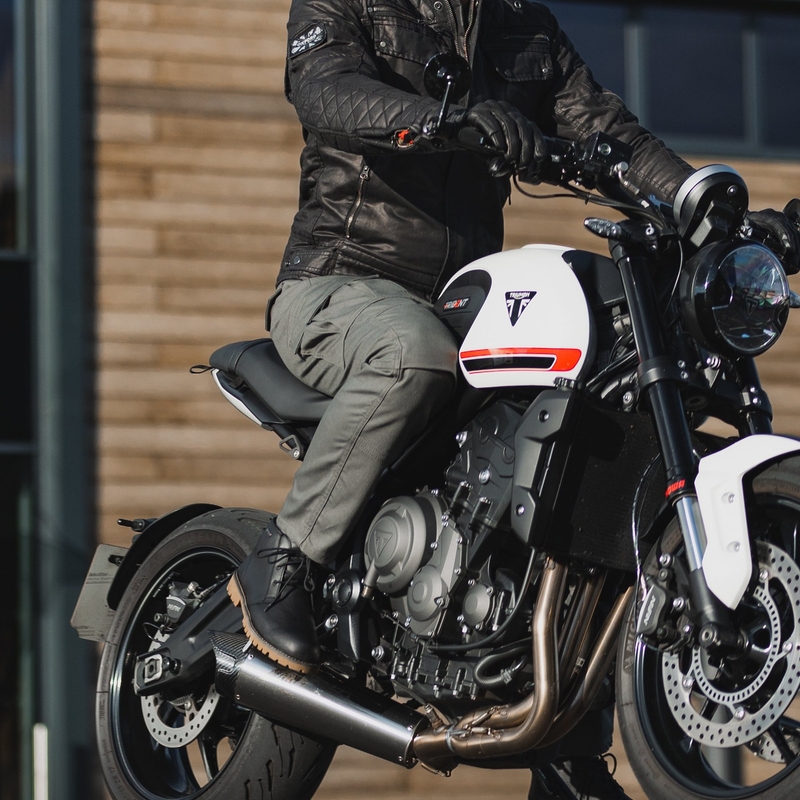 Pantalon de moto kaki Oxford Original Approved Cargo AA