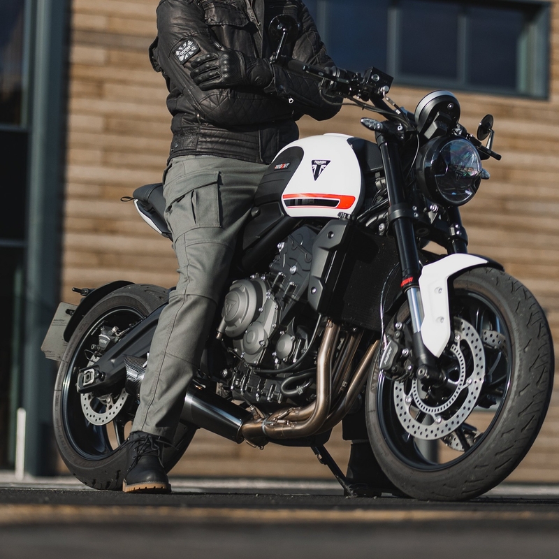 Pantalon de moto kaki Oxford Original Approved Cargo AA
