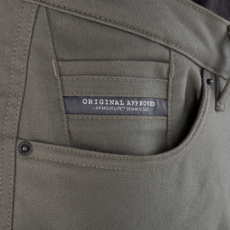 Pantalon de moto kaki Oxford Original Approved Cargo AA