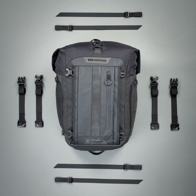 Sacoche de selle passager Oxford Atlas T-10 Advanced Tourpack 10 l noire
