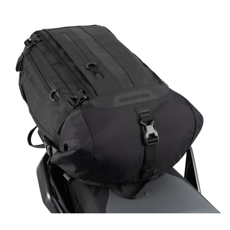 Sacoche de selle passager Oxford Atlas T-20 Advanced Tourpack 20 l noire