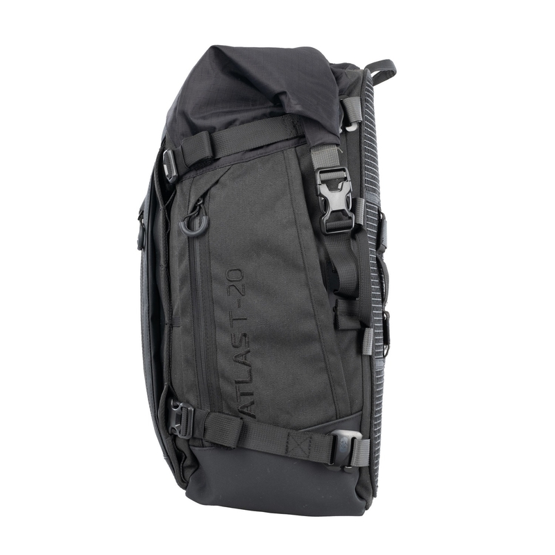 Sacoche de selle passager Oxford Atlas T-20 Advanced Tourpack 20 l noire