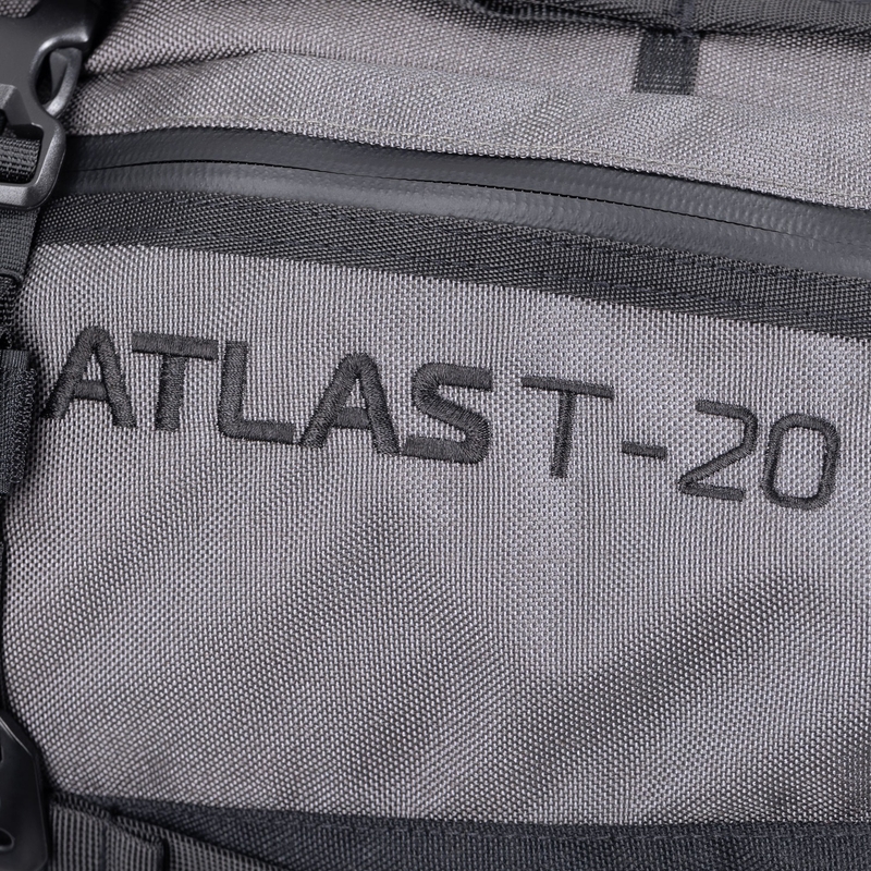 Sacoche de selle passager Oxford Atlas T-20 Advanced Tourpack 20 l grise