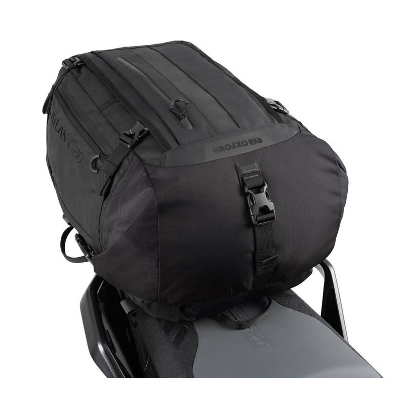 Sacoche de selle passager Oxford Atlas T-30 Advanced Tourpack 30 l noire