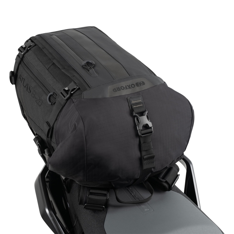 Sac à dos de moto Oxford Atlas B-20 Advanced 20 l noir