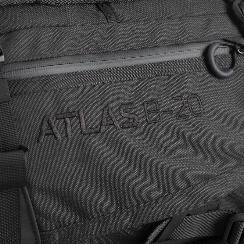 Sac à dos de moto Oxford Atlas B-20 Advanced 20 l noir