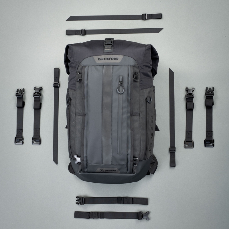 Sac à dos moto Oxford Atlas B-20 Advanced 20 l gris