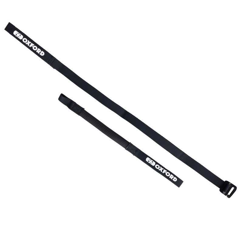 Sangles de bagages Oxford Atlas G-Hook 2 pcs noir 17 mm x 2 m
