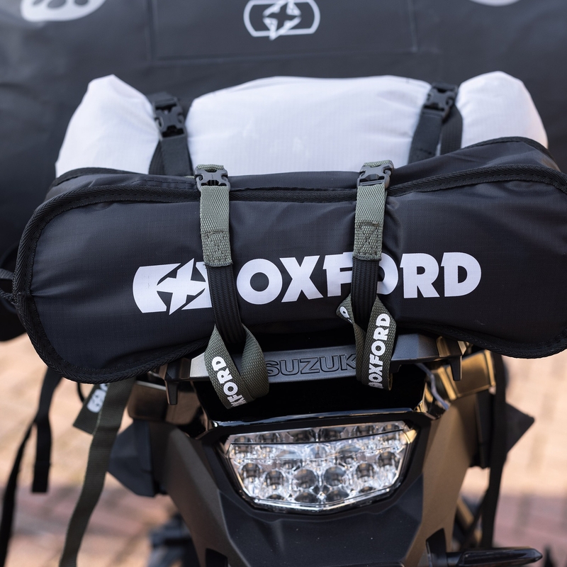 Sangles à bagages Oxford Atlas B-Clip 2 pcs vert 17 mm x 2 m